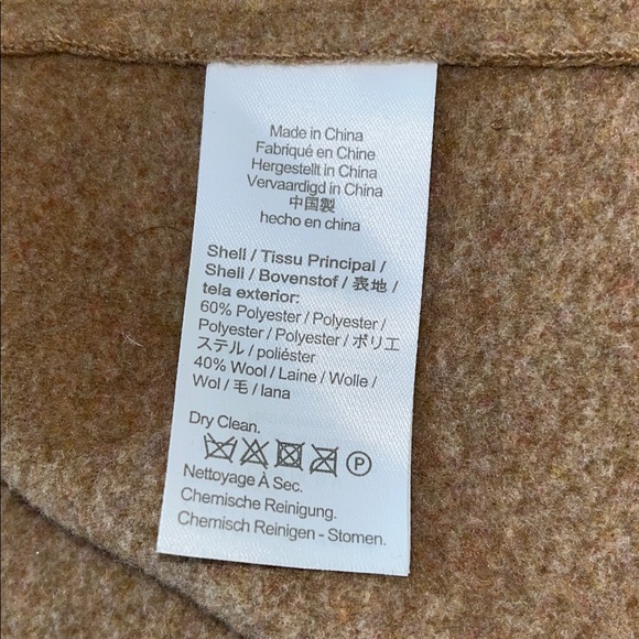 J. Crew Factory Boiled Wool-blend Topcoat in Heather Acorn. - Picture 10 of 11